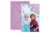 Zabawki - Globos Frozen Idyllic Wonder Invitations with Envelopes - 6 pcs. - 97279