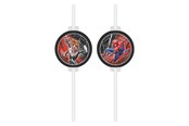 Zabawki - Globos Paper Straws Spiderman World of Web - 4 pcs. - 97323