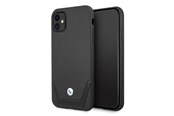 Telefon - Pokrowiec i etui - BMW Leather Perforate Case for iPhone 11 / Xr - Black - 3666339011802