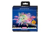 Przybory do pisania i rysowania - Staedtler Pigment Brush pen big pastel 10 pcs. - 373 C10-2