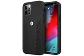 Telefon - Pokrowiec i etui - BMW Leather Curve Perforate Case for iPhone 12 Pro Max - Black - 3666339010911