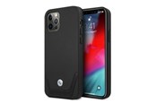 Telefon - Pokrowiec i etui - BMW Leather Perforate Case for iPhone 12 Pro Max - Black - 3666339010829