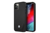 Telefon - Pokrowiec i etui - BMW Leather Perforate Case for iPhone 12 / iPhone 12 Pro - Black - 3666339010812
