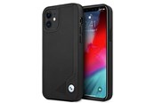 Telefon - Pokrowiec i etui - BMW Leather Deboss case for iPhone 12 mini - black - 3666339010744