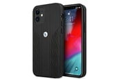 Telefon - Pokrowiec i etui - BMW Leather Curve Perforate Case for iPhone 12 mini - Black - 3666339010898