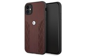 Telefon - Pokrowiec i etui - BMW Leather Curve Perforate Case for iPhone 11 / Xr - Red - 3666339011864