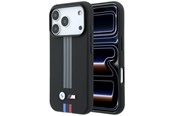 Telefon - Pokrowiec i etui - BMW M Quadrille Kevlar Anthracite & Tricolor Print Lines MagSafe Case for iPhone 17 Pro / 18 Pro - Black - 3666339669638