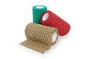 Psy - KRUUSE SafeVet® Bandage 10cm x 4.5m mix af 3 far - 160720