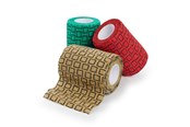 Psy - KRUUSE SafeVet® Bandage 7.5 cm x 4.5 m mix 3 far - 160719