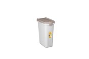 Psy - Stefanplast foderbeholder hvid/sand 25 liter - 281125