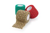 Psy - KRUUSE SafeVet® Bandage 5 cm x 4.5 m mix farver. - 160718