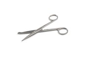 Psy - KRUUSE Sygeplejerskesaks 14 cm spids/knop lige - 130419