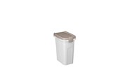 Psy - Stefanplast foderbeholder hvid/sand 15 liter - 281124