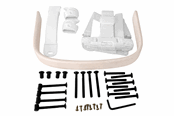 Akcesoria dla niemowlat - BabyDan Waist Bar kit for DanChair White Wash - 501633
