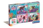 Puzzle - Clementoni Puzzle 4-in-1 Disney Ariel (12+16+20+24) pieces Podłoga - 21533