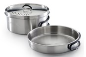 Sprzęt turystyczny - Campingaz Topf-Set Trekking Kit 3-teilig edelstahl 1 Topf+ 1 Deckel+ 1 camping tableware set - 2197185