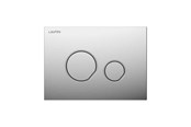 Systemy instalacyjne - LAUFEN Płyta przyciskowa LIS, chromowana - H9001050040001