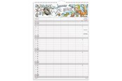 Kalendarz - Mayland Familiekalender Otto Dickmeiss & Lilja Scherfig 6 kol. A3 2027 - 27066250