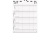 Kalendarz - Mayland Familiekalender Black and white 5 kol. 2027 - 27066550