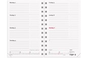 Kalendarz - Mayland Mini Planner ugekalender sort vinyl 2027 - 27084500