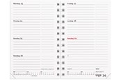 Kalendarz - Mayland Mini Planner ugekalender REFILL 2027 - 27084800