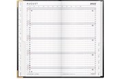 Kalendarz - Mayland Index Planner månedskalender sort skind 2027 - 27092100