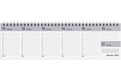 Kalendarz - Mayland Dag-uge bordkalender grå PP-plast 2027 - 27130000