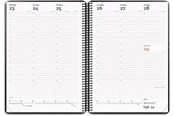 Kalendarz - Mayland Diplomat ugekalender m/spiral sort kunstskind 2027 - 27194500