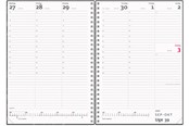 Kalendarz - Mayland A5 ugekalender højformat mørkegrå PP-plast 2027 - 27200000