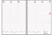 Kalendarz - Mayland A5 ugekalender højformat matsort genbrugskarton 2027 - 27200500
