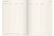 Kalendarz - Mayland A5 Forma Deluxe ugekalender højf. brun kunstskind 2027 - 27200800