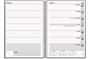 Kalendarz - Mayland Ugekalender tværformat grå PP-plast 2027 - 27202000