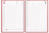 Kalendarz - Mayland Timekalender rød PP-plast 2028 - 28218010