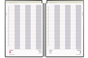 Kalendarz - Mayland Aftalekalender A4 dag sort PP-plast 2028 - 28220000
