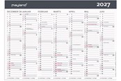 Kalendarz - Mayland Kontor-bordkalender Moderne A5 2027 - 27058100