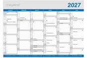 Kalendarz - Mayland Kontorkalender Klassisk A4 2027 - 27059000