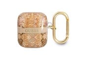 Telefon - Inne akcesoria - GUESS GUA2HHFLD AirPods cover gold/gold Paisley Strap Collection - 3666339041892