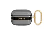 Telefon - Inne akcesoria - GUESS GUAPHHTSK AirPods Pro cover black/black Strap Collection - 3666339047054
