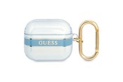 Telefon - Inne akcesoria - GUESS GUA3HHTSB AirPods 3 cover blue/blue Strap Collection - 3666339047122