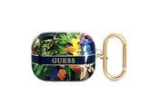 Telefon - Inne akcesoria - GUESS GUAPHHFLB AirPods Pro cover blue/blue Flower Strap Collection - 3666339047283