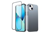Telefon - Pokrowiec i etui - Joyroom 360 Full Case front and back cover for iPhone 13 + tempered glass screen protector grey (JR-BP927 tranish) - 6941237161567