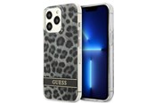 Telefon - Pokrowiec i etui - GUESS GUHCP13LHSLEOK iPhone 13 Pro / 13 6.1" grey/grey hardcase Leopard - 3666339047467
