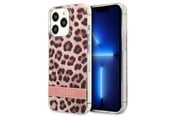 Telefon - Pokrowiec i etui - GUESS GUHCP13LHSLEOP iPhone 13 Pro / 13 6.1" pink/pink hardcase Leopard - 3666339047504