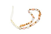 Telefon - Inne akcesoria - GUESS pendant GUSTBOHP Phone Strap brown/brown Beads Bohemia - 3666339048280
