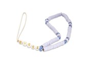 Telefon - Inne akcesoria - GUESS pendant GUSTPEARU Phone Strap lilac/lilac Heishi Beads - 3666339048334