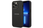 Telefon - Pokrowiec i etui - GUESS Saffiano Strap Case for iPhone 14 Pro - Black - 3666339088606
