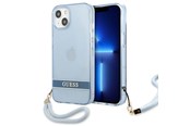 Telefon - Pokrowiec i etui - GUESS GUHCP13MHTSGSB iPhone 13 6.1 "blue / blue hardcase Translucent Stap - 3666339040680