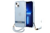 Telefon - Pokrowiec i etui - GUESS GUHCP13SHTSGSB iPhone 13 mini 5.4 "blue / blue hardcase Translucent Stap - 3666339040673