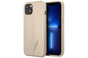 Telefon - Pokrowiec i etui - GUESS GUHCP13SPSATLE iPhone 13 mini 5.4 "beige / beige hardcase SaffianoTriangle Logo - 3666339040314