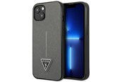 Telefon - Pokrowiec i etui - GUESS GUHCP13SPSATLG iPhone 13 mini 5.4 "silver / silver hardcase SaffianoTriangle Logo - 3666339040352